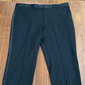 Pronto Uomo Black Tuxedo Pants